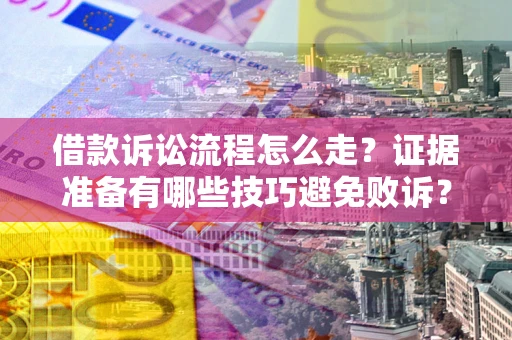 济南借款诉讼流程怎么走？证据准备有哪些技巧避免败诉？