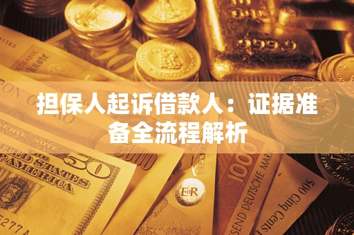 济南担保人起诉借款人：证据准备全流程解析