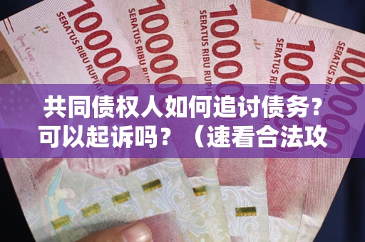 济南共同债权人如何追讨债务？可以起诉吗？（速看合法攻略）