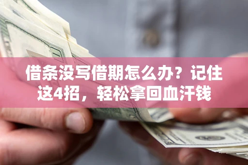 济南借条没写借期怎么办？记住这4招，轻松拿回血汗钱