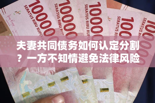 济南夫妻共同债务如何认定分割？一方不知情避免法律风险必看！